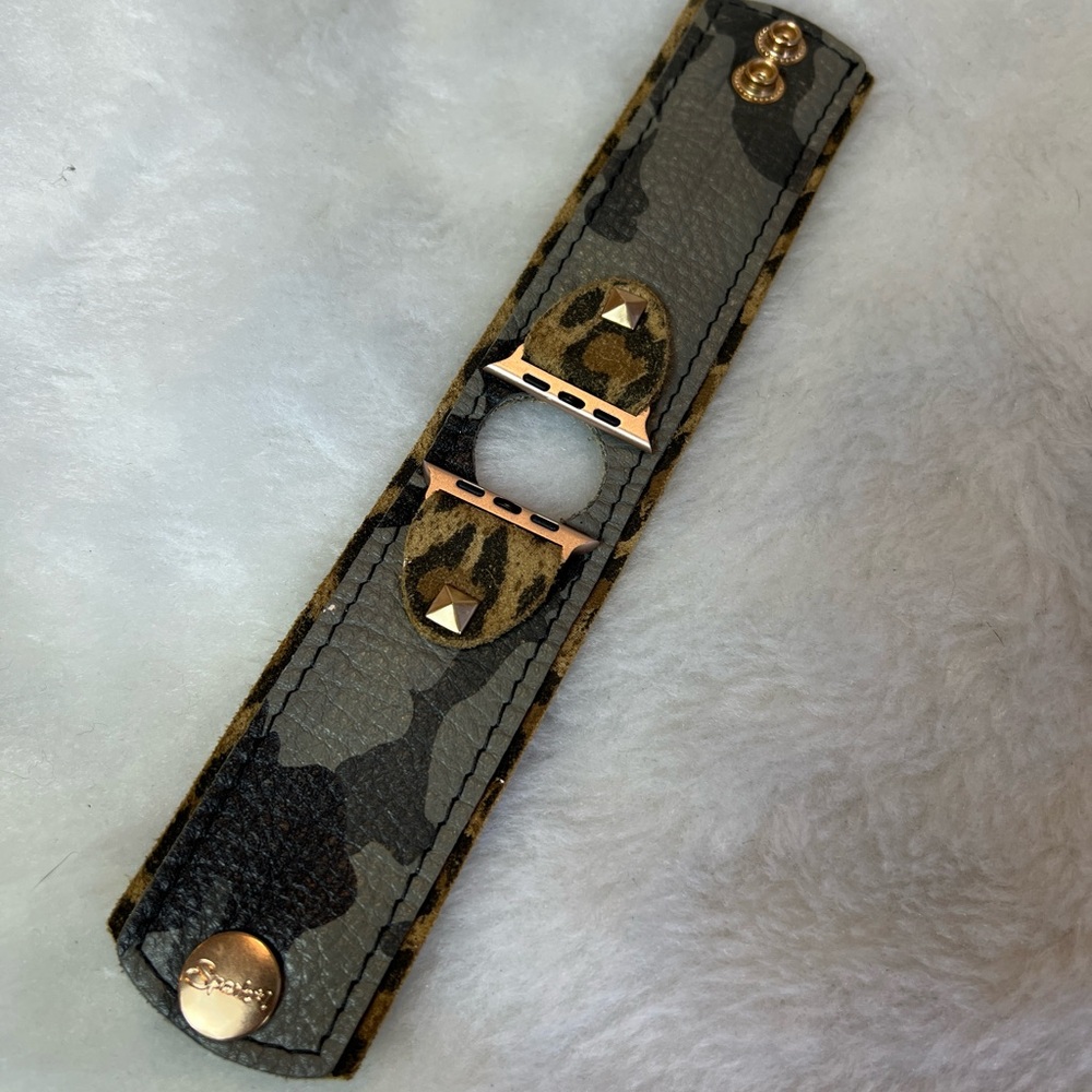 Spark*l Genuine Leather Apple Watch Band